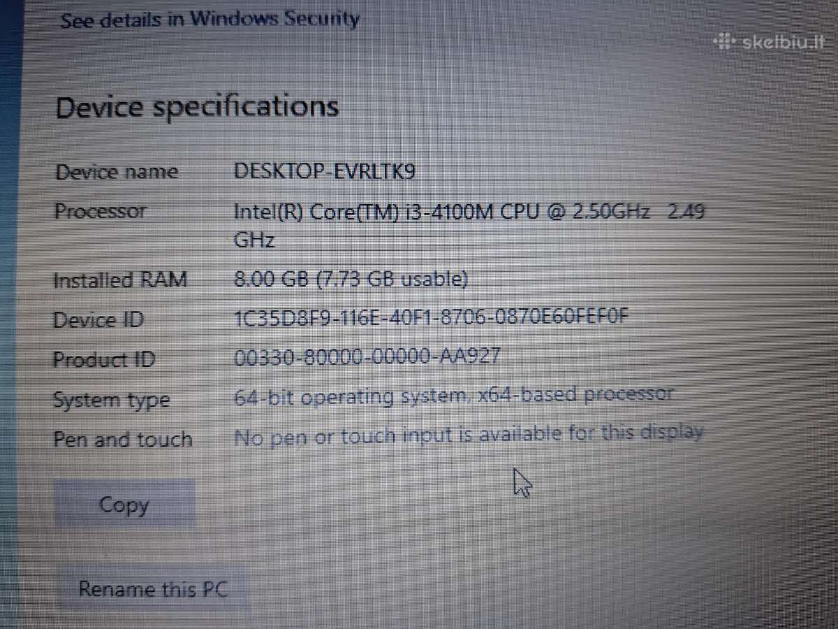 Lenovo L440 - nuotraukos Nr. 2