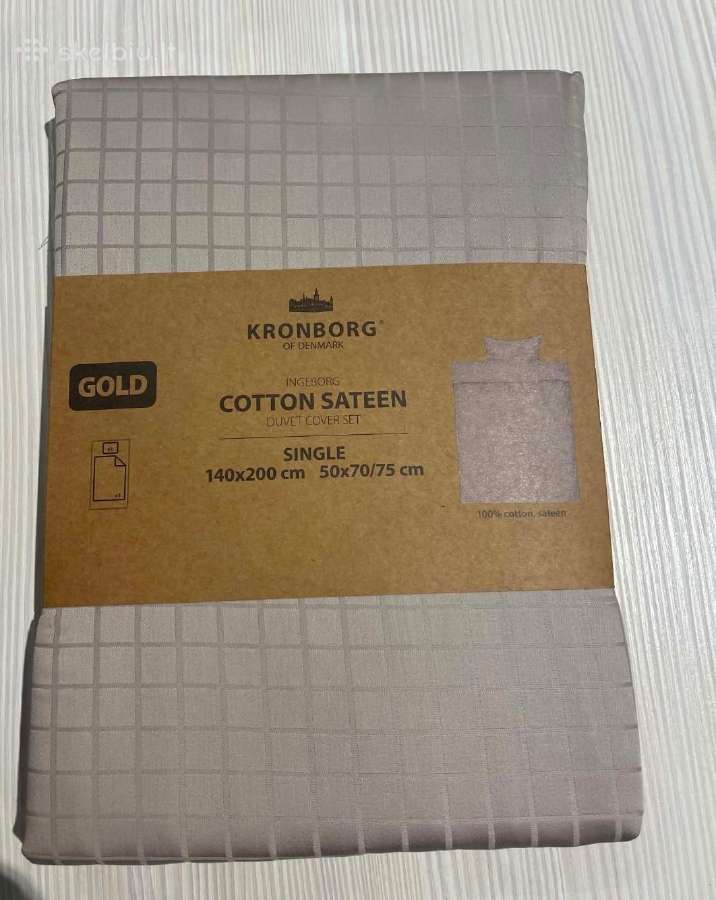 Cotton sateen gold patalines komplektas - nuotraukos Nr. 3