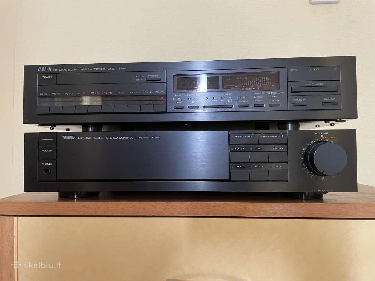Yamaha C-80 pradinis stiprintuvas+yamaha T-85 tiun - nuotraukos Nr. 2
