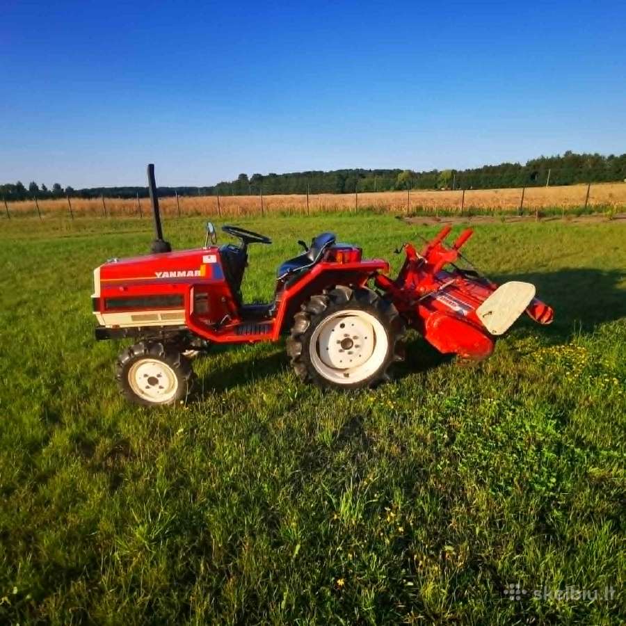 Traktoriukas Yanmar F16d su padargais - nuotraukos Nr. 4