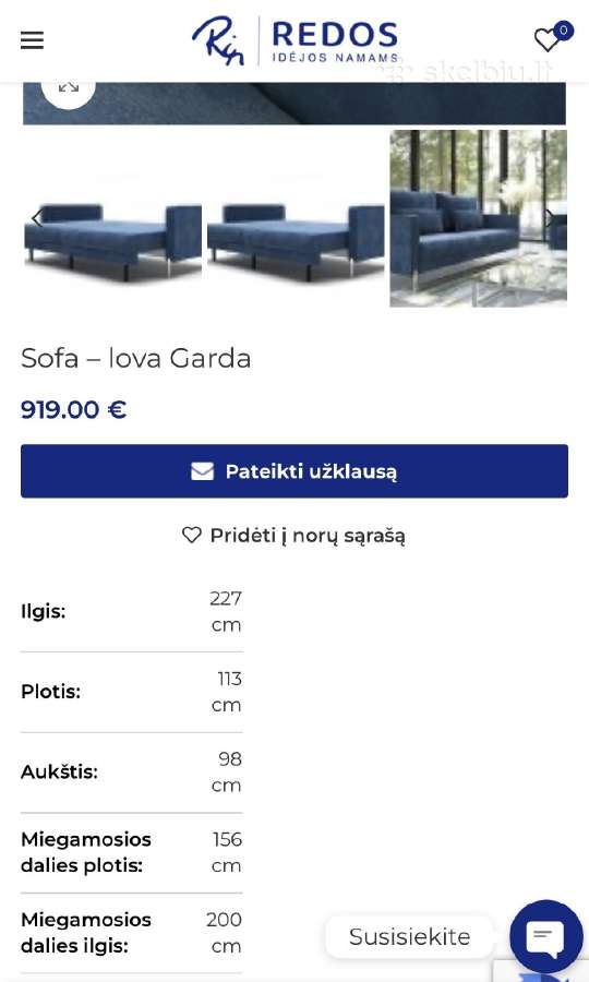 Sofa-lova - nuotraukos Nr. 9