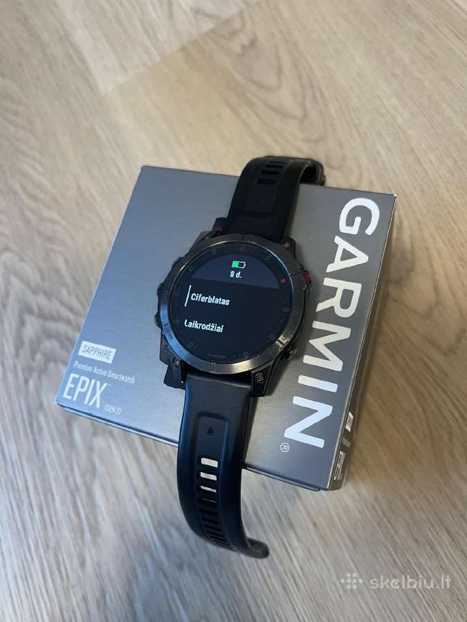 Garmin Epix Gen 2 Sapphire GPS Military Laikrodis - nuotraukos Nr. 5