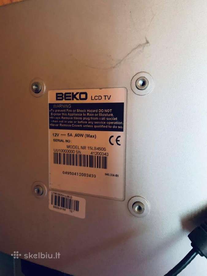 Beko televizorius 38 cm - nuotraukos Nr. 3