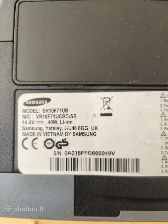 Robotas siurblys Samsung - nuotraukos Nr. 4