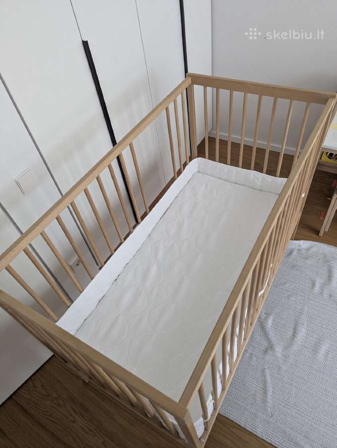 Ikea Sniglar Lovelė (60x120 cm) + čiužinys - nuotraukos Nr. 2