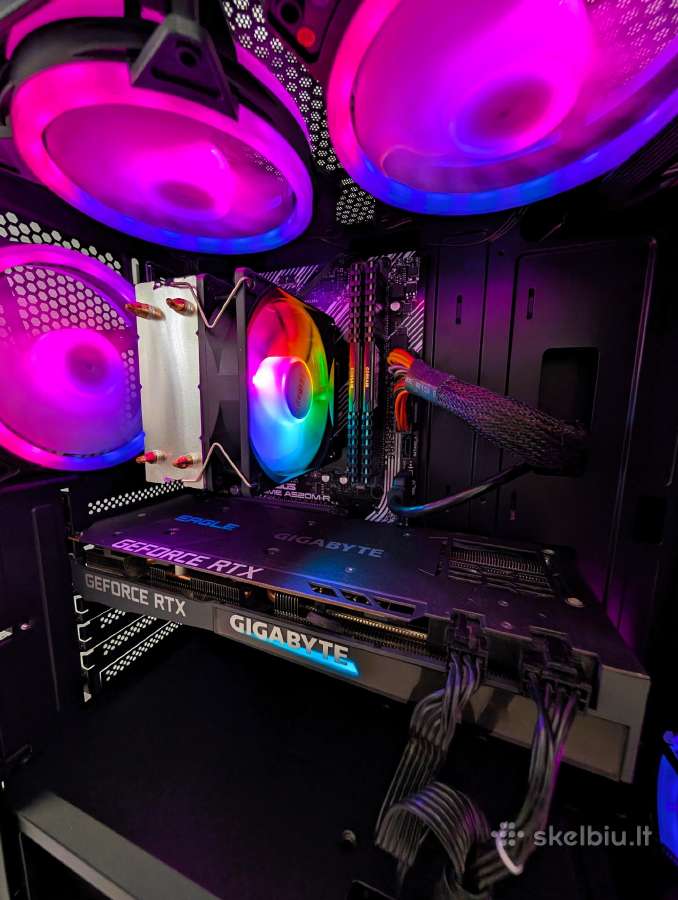Žaidimų Pc R5-4600g 16gb 500gb Rtx 3070 8gb - nuotraukos Nr. 8