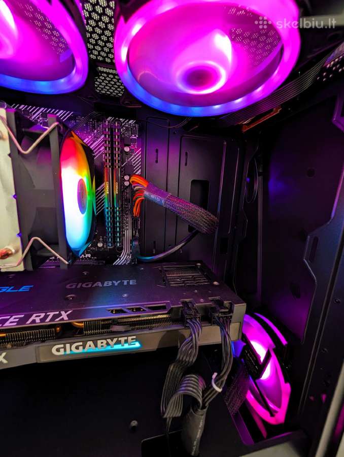 Žaidimų Pc R5-4600g 16gb 500gb Rtx 3070 8gb - nuotraukos Nr. 9