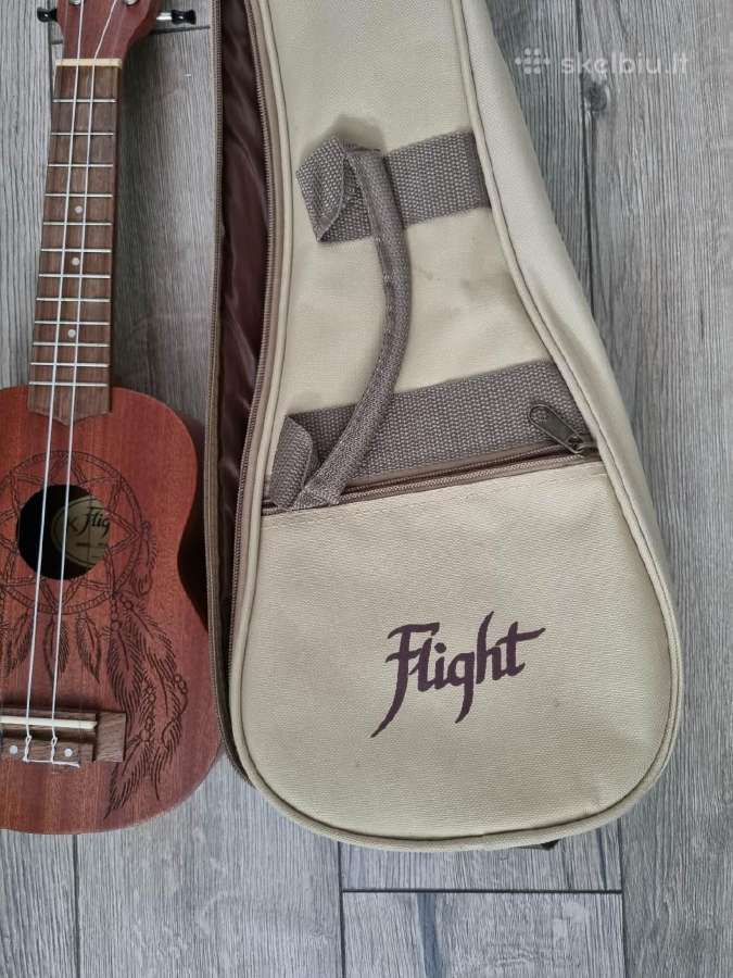 Soprano Ukulėlė flight su dėklu (visos stygos) - nuotraukos Nr. 4