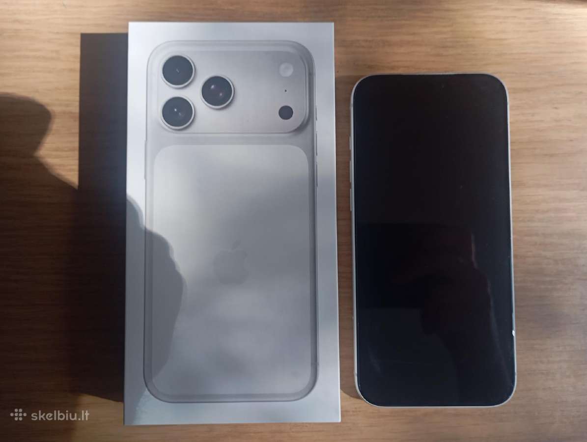 iPhone 17 Pro Max 256 GB Silver - nuotraukos Nr. 3