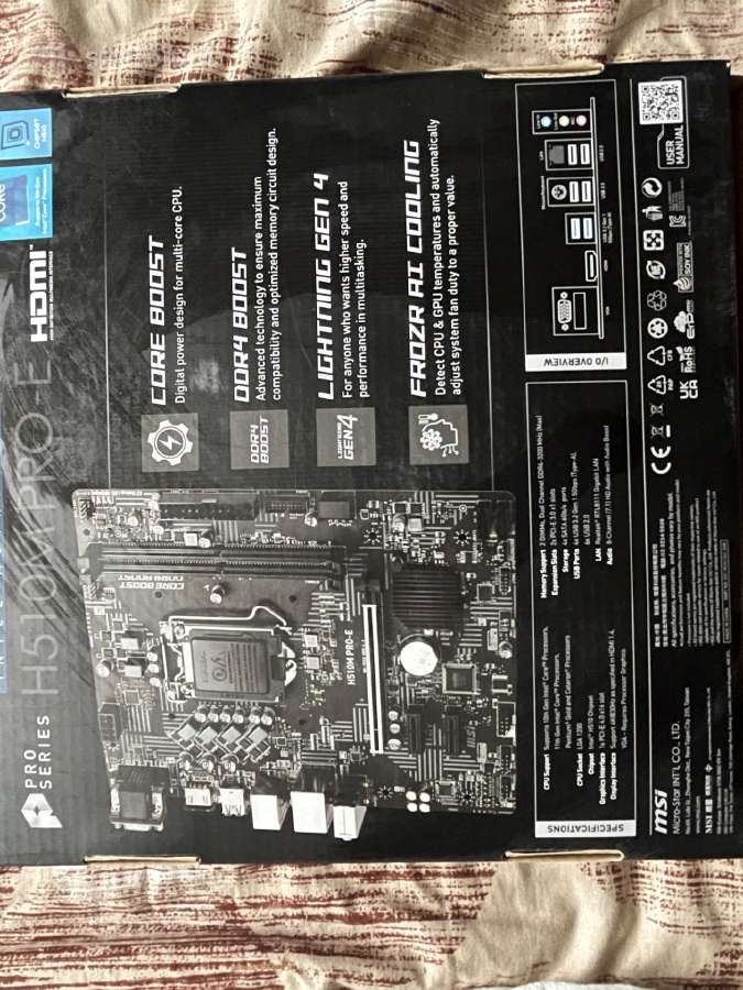 Msi h510 pro - nuotraukos Nr. 2