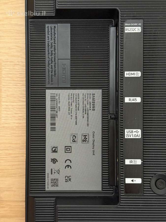 Samsung Qb24r-b profesionalus ekranas - nuotraukos Nr. 3