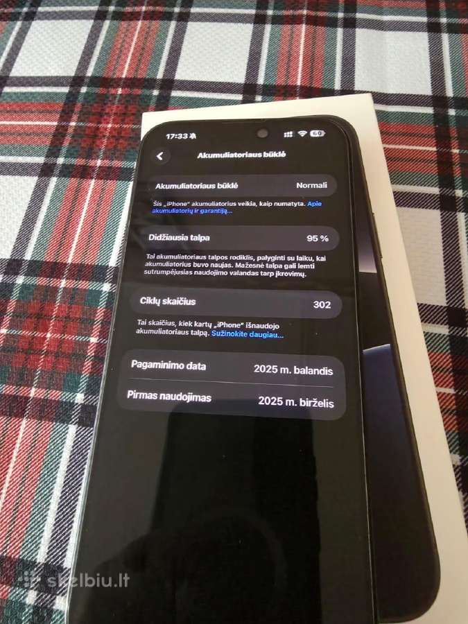 iPhone 16 pro max 256 GB - nuotraukos Nr. 4