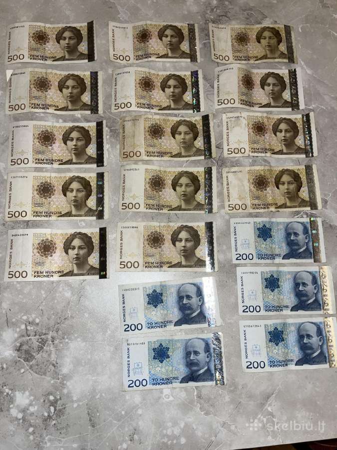 Norvegijos banknotai - nuotraukos Nr. 2