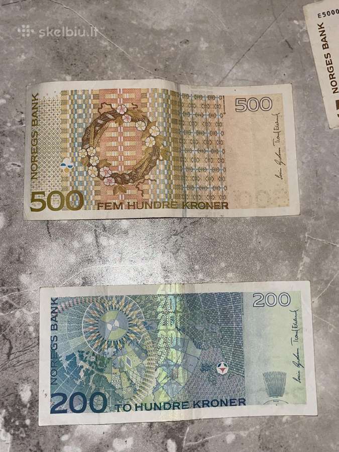 Norvegijos banknotai - nuotraukos Nr. 4