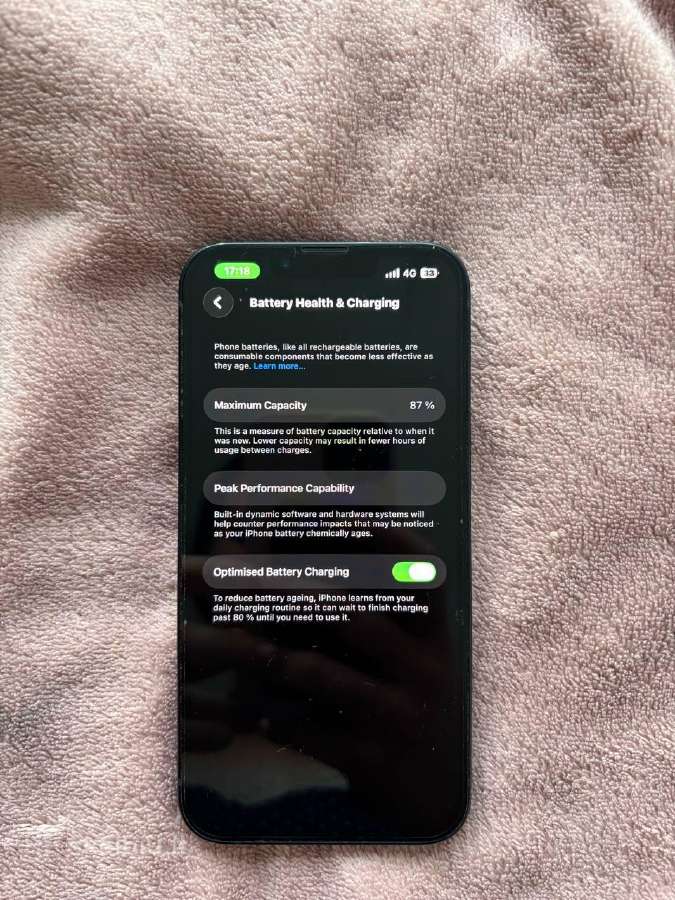 iPhone 13 256 GB Midnight, 87% baterija - nuotraukos Nr. 2