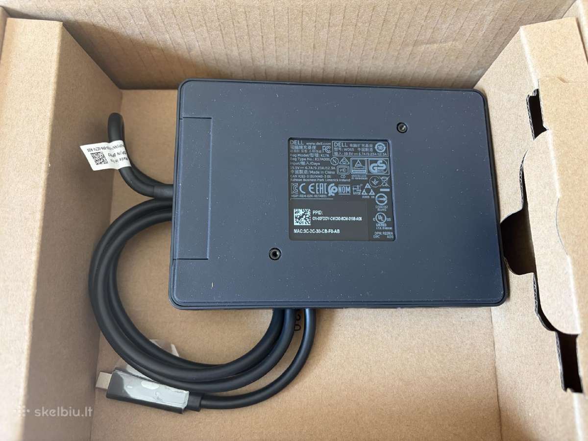 Dell dock Wd15, 130w - nuotraukos Nr. 3