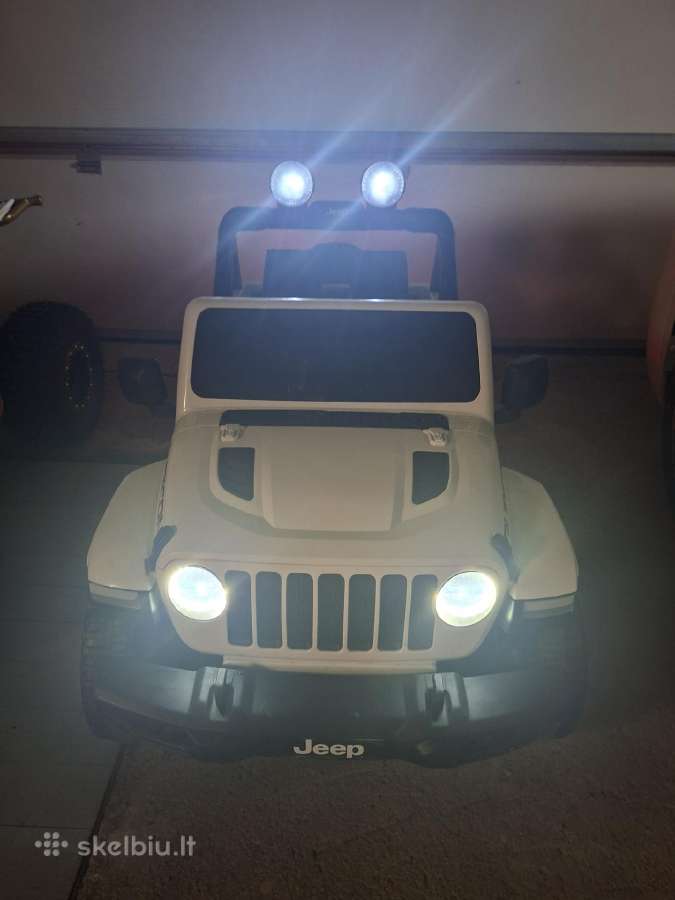 Jeep Wrangler vaikiškas elektromobilis - nuotraukos Nr. 7