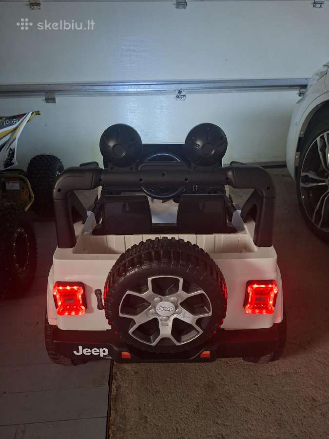 Jeep Wrangler vaikiškas elektromobilis - nuotraukos Nr. 8
