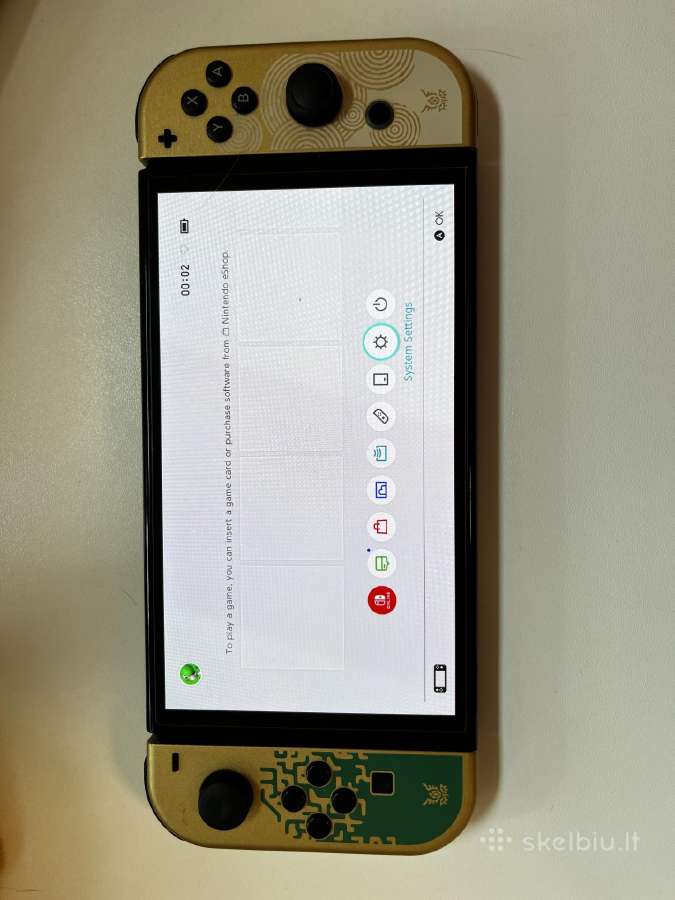 Nintendo switch Oled zelda edition kaip naujas - nuotraukos Nr. 2