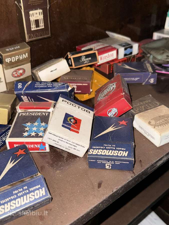 Antikvariniai cigarečių pakeliai - nuotraukos Nr. 3