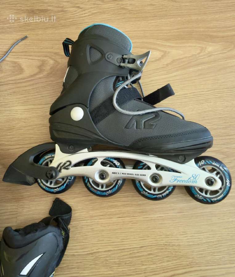 Riedučiai K2 Freedom 80 W (40 dydis, Skatepro) - nuotraukos Nr. 3