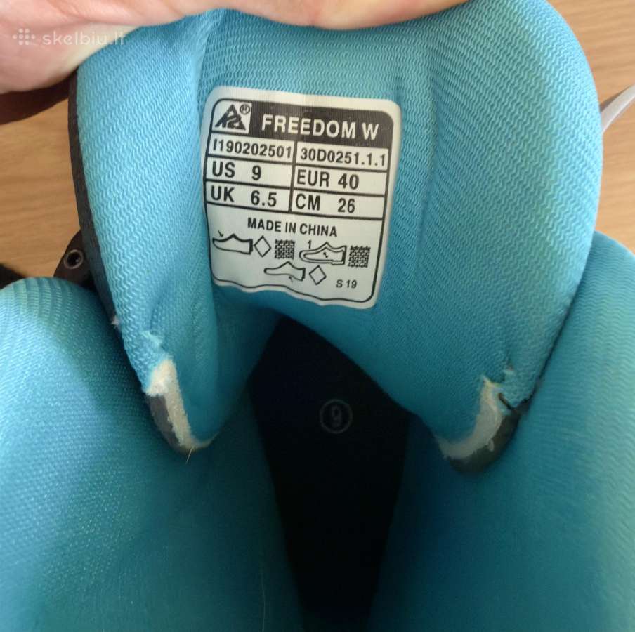 Riedučiai K2 Freedom 80 W (40 dydis, Skatepro) - nuotraukos Nr. 4
