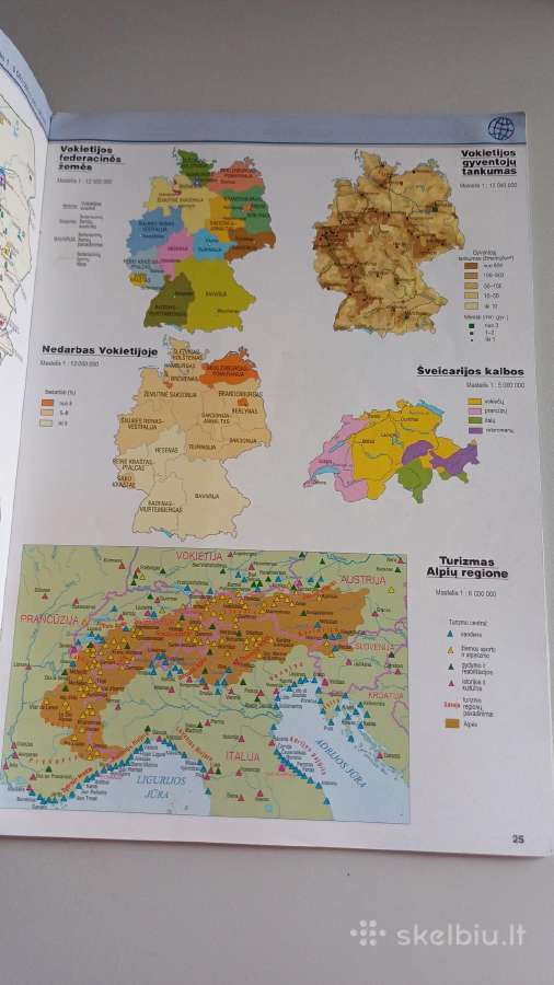 Geografijos atlasai "Žemė" 6, 7 ir 8 klasei - nuotraukos Nr. 4