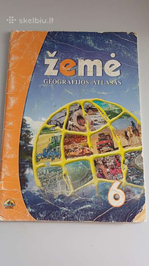 Geografijos atlasai "Žemė" 6, 7 ir 8 klasei - nuotraukos Nr. 6