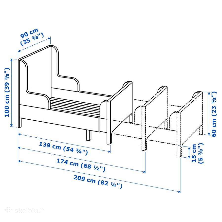 Ikea lova Busunge - nuotraukos Nr. 7
