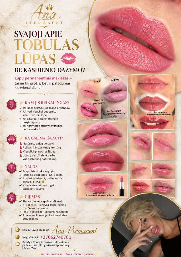 Akcija Permanentinis Makiažas Vilniuje - nuotraukos Nr. 5