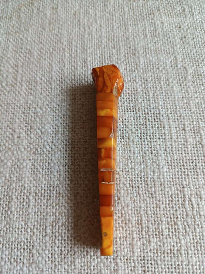 Vintažinis gintarinis cigarečių kandiklis - nuotraukos Nr. 4
