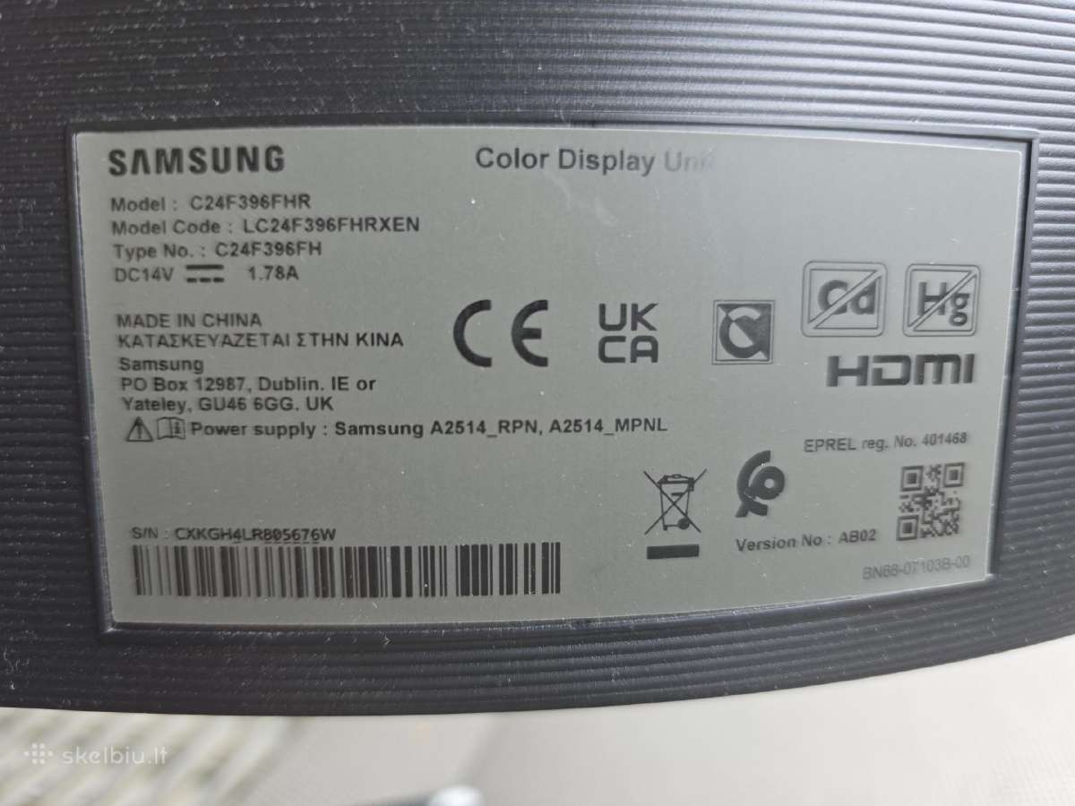 Lenktas monitorius Samsung 24 colių - nuotraukos Nr. 4