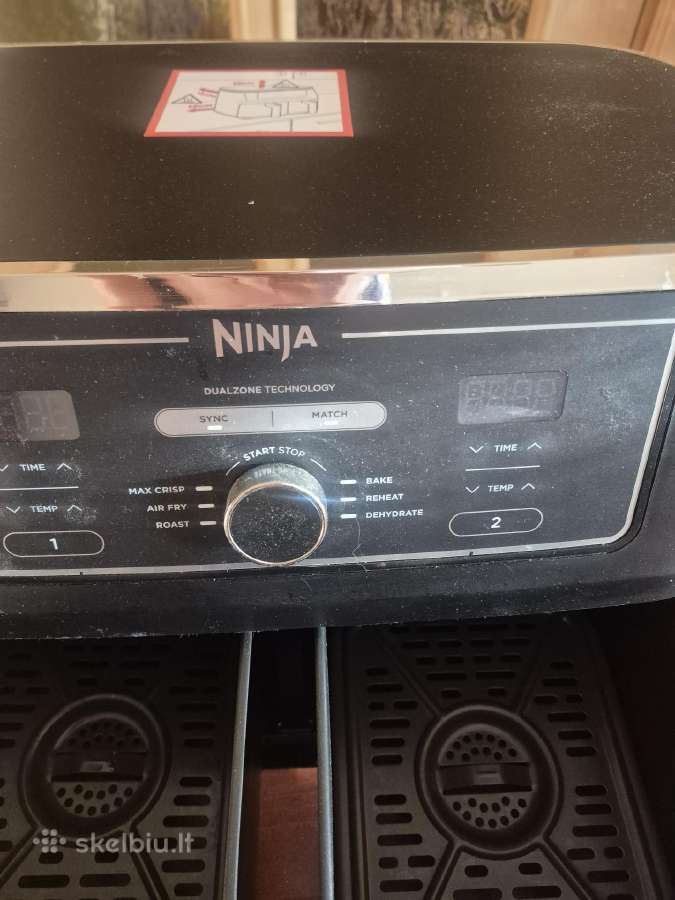 Karšto oro gruzdintuvė Ninja Af400eu - nuotraukos Nr. 2