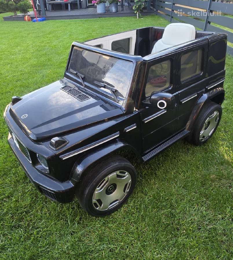 Vaikiškas elektrinis automobilis Mercedes Eqg - nuotraukos Nr. 6