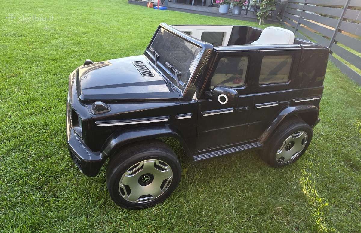Vaikiškas elektrinis automobilis Mercedes Eqg - nuotraukos Nr. 7