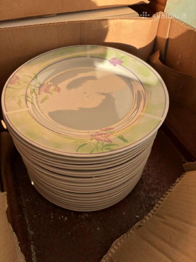 Pietų lėkštės 23 cm 21 vnt - nuotraukos Nr. 2