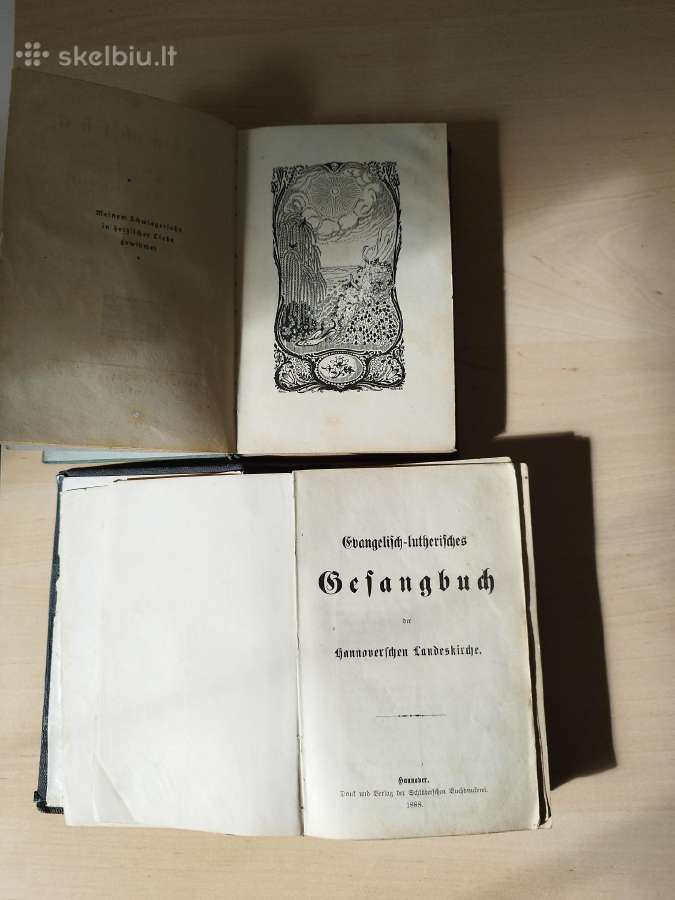 Dvi antikvarinės vokiškos knygos. - nuotraukos Nr. 2