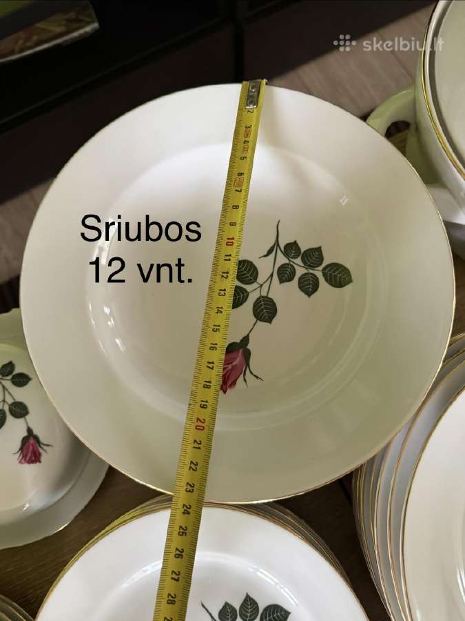 Vokiškas vintažinis pietų serv. Kahl 65 dalys - nuotraukos Nr. 4
