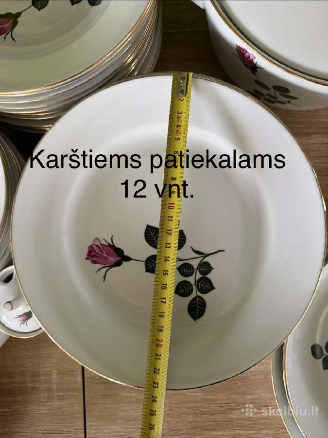 Vokiškas vintažinis pietų serv. Kahl 65 dalys - nuotraukos Nr. 5