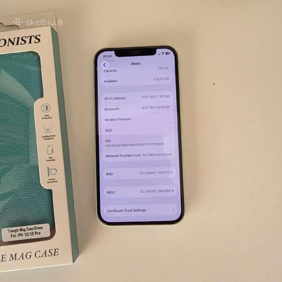 Parduodu iPhone 12 128gb - nuotraukos Nr. 4
