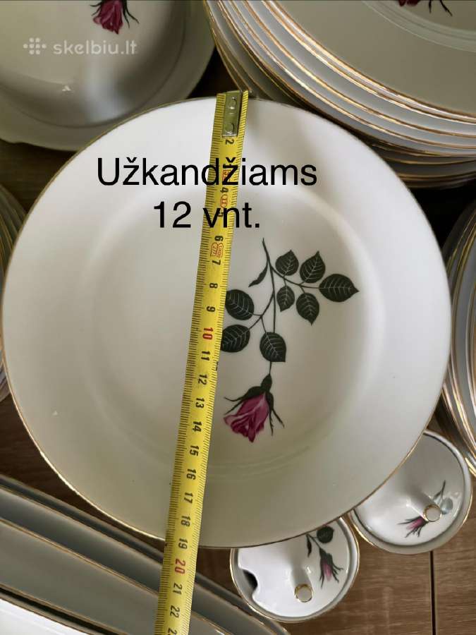 Vokiškas vintažinis pietų serv. Kahl 65 dalys - nuotraukos Nr. 6