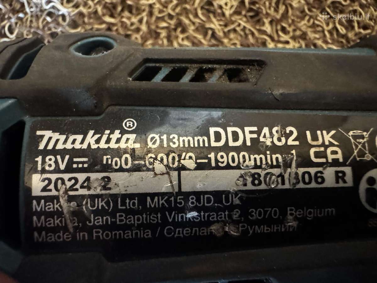Makita suktukas neveikiantis/defektuotas - nuotraukos Nr. 2