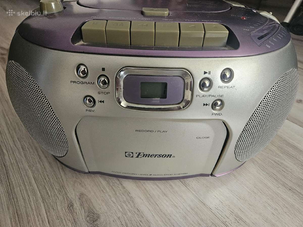 Emerson boombox. Radija, CD, kasečių grotuvas - nuotraukos Nr. 2