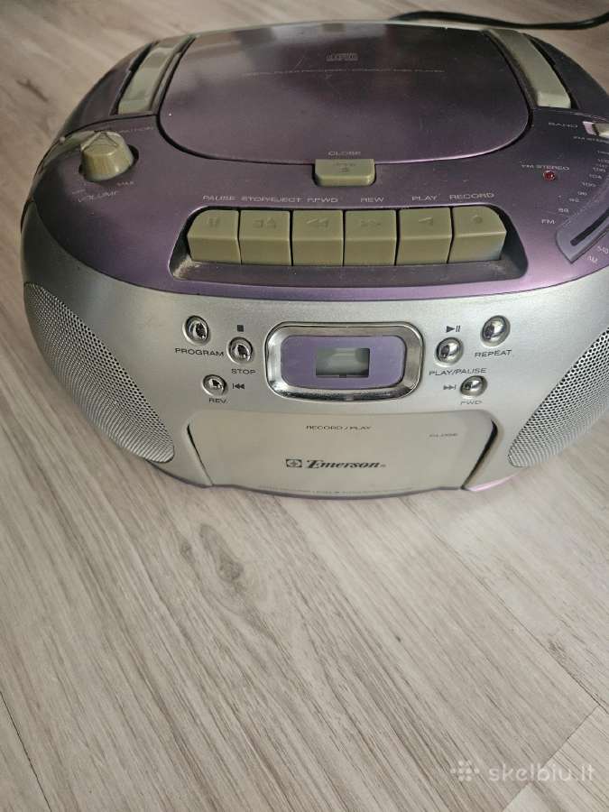 Emerson boombox. Radija, CD, kasečių grotuvas - nuotraukos Nr. 3