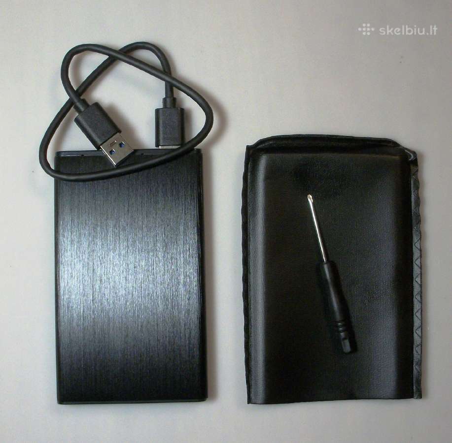 1 TB HDD 2,5'' Usb 3.0 dėžutė, 500 GB HDD 2,5'' - nuotraukos Nr. 2