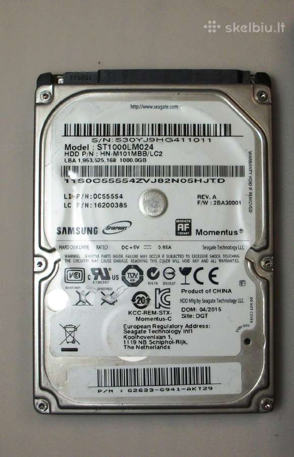 1 TB HDD 2,5'' Usb 3.0 dėžutė, 500 GB HDD 2,5'' - nuotraukos Nr. 4