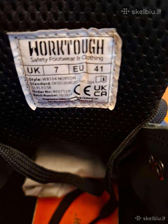 41 Nauji, stilingi Worktough darbo batai - nuotraukos Nr. 7
