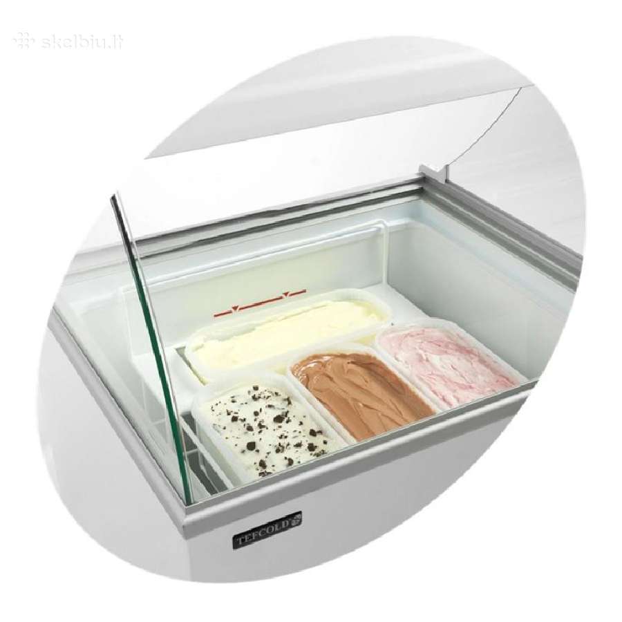 Tefcold prekybos vitrina ledų šaldiklis Ic200sc-so - nuotraukos Nr. 3