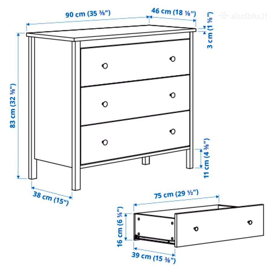 Nauja Ikea komoda - nuotraukos Nr. 4