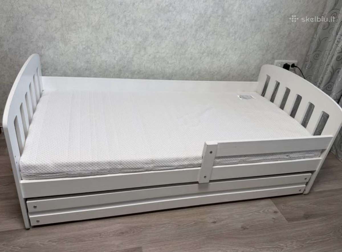 Lova ir čiužinys 80x160 - nuotraukos Nr. 2